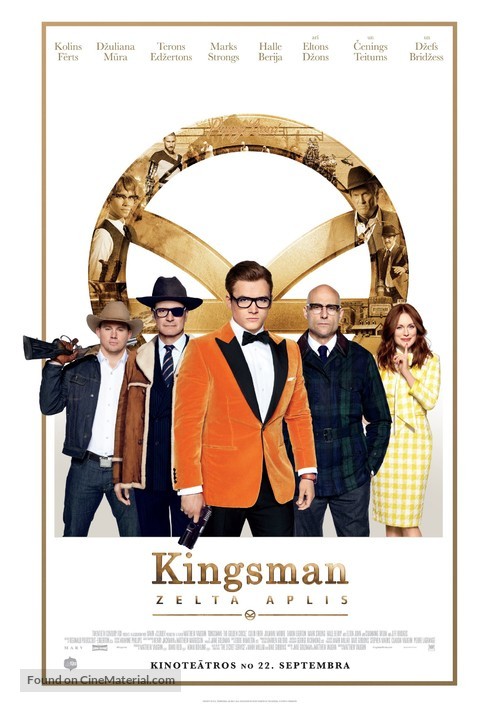 Kingsman: The Golden Circle - Latvian Movie Poster