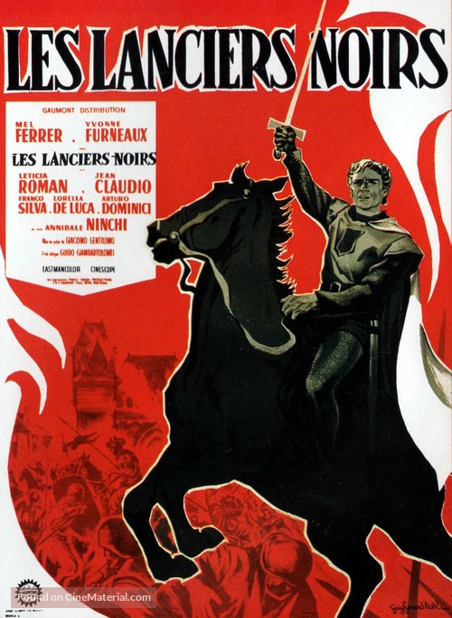 I lancieri neri - French Movie Poster