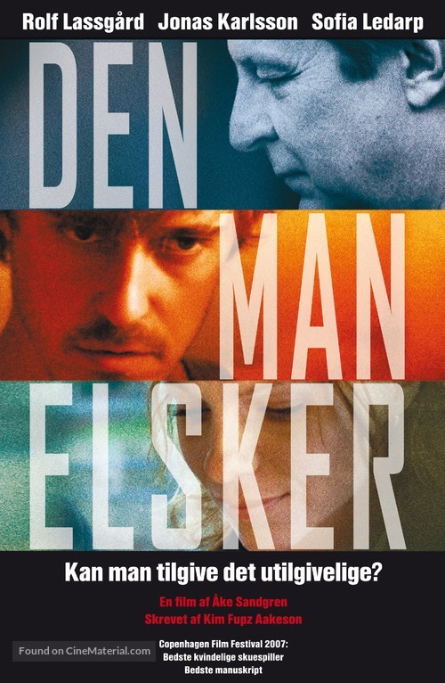 Den man &auml;lskar - Danish Movie Poster