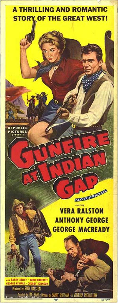 Gunfire at Indian Gap - Movie Poster