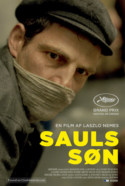 Saul fia - Danish Movie Poster