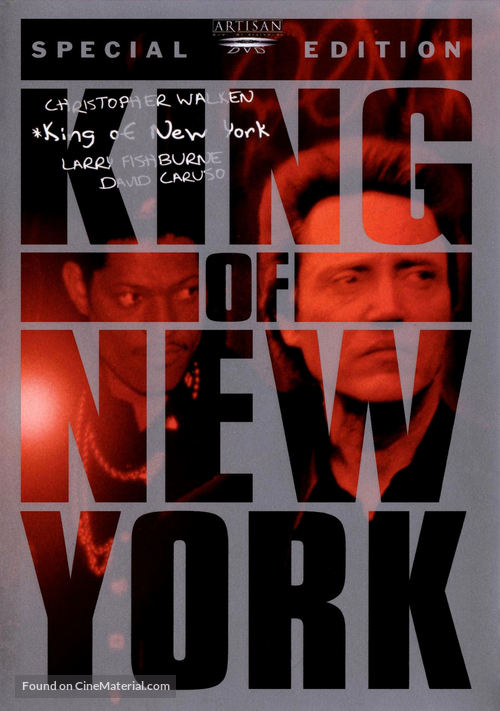 King of New York - DVD movie cover