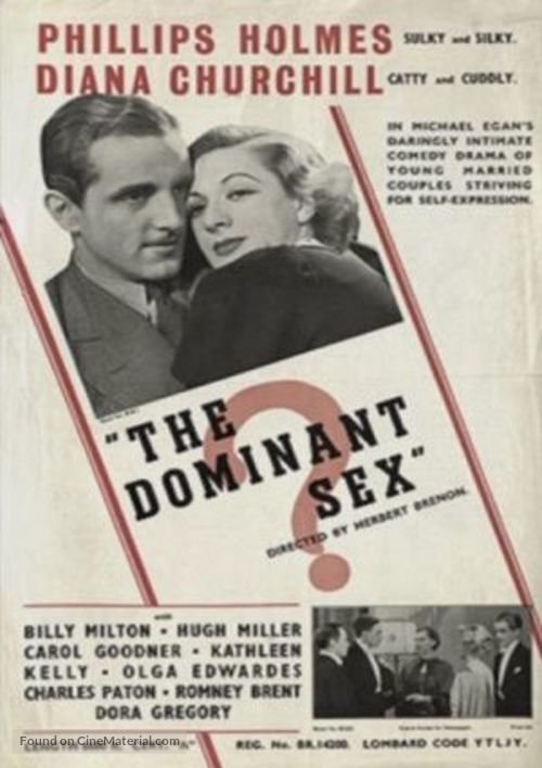 The Dominant Sex - British Movie Poster