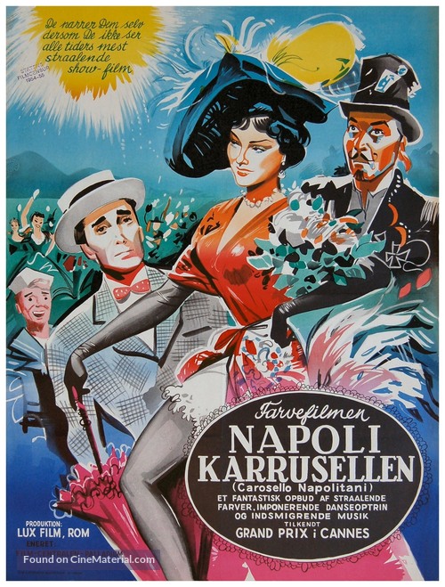 Carosello napoletano - Danish Movie Poster