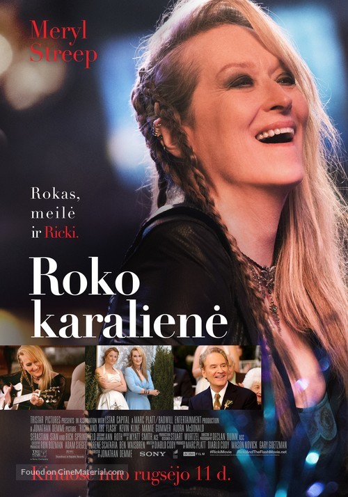 Ricki and the Flash - Lithuanian Movie Poster