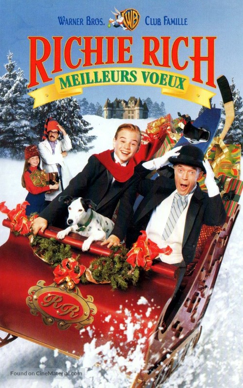 Ri&cent;hie Ri&cent;h&#039;s Christmas Wish - French VHS movie cover