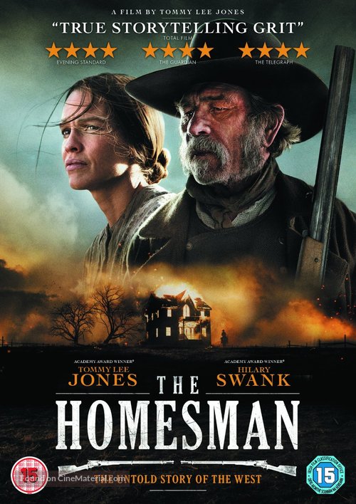 The Homesman - British DVD movie cover