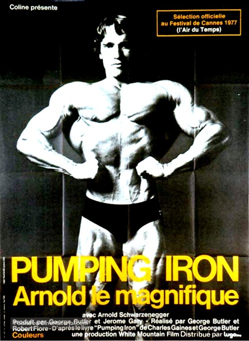 Pumping Iron - French Movie Poster