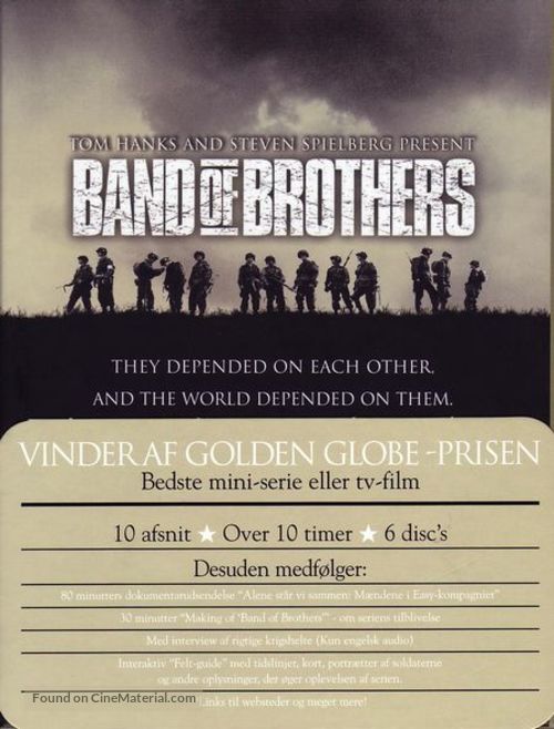 &quot;Band of Brothers&quot; - Danish Blu-Ray movie cover