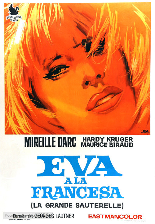 La grande sauterelle - Spanish Movie Poster