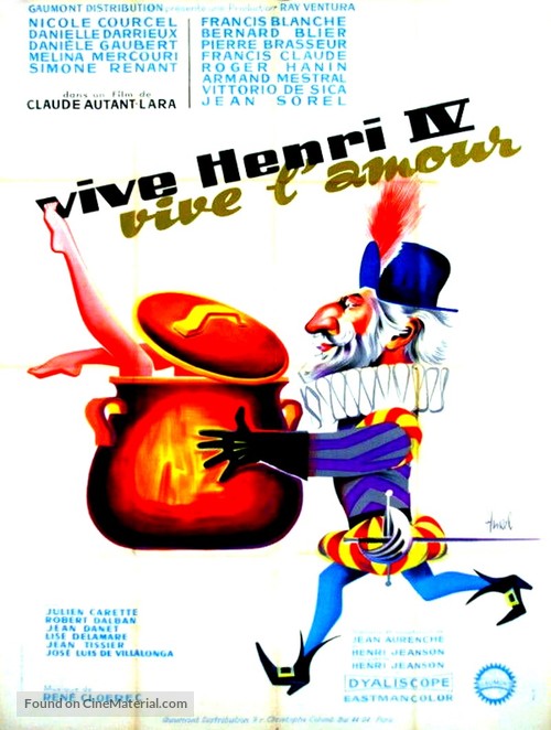 Vive Henri IV... vive l&#039;amour! - French Movie Poster