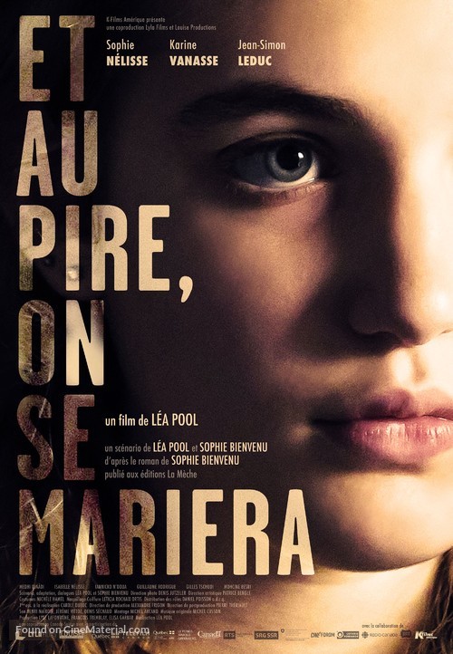 Et au pire, on se mariera - Canadian Movie Poster