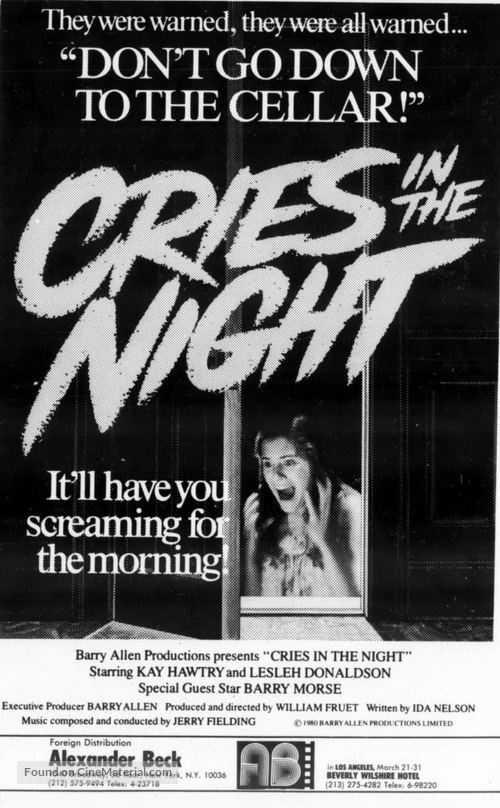 Cries in the Night - poster