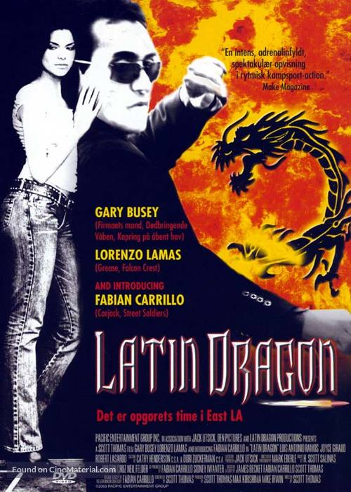 Latin Dragon - Danish poster