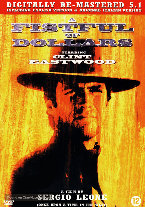 Per un pugno di dollari - Dutch DVD movie cover