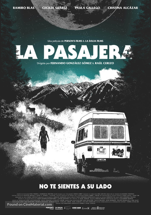 La pasajera - Spanish Movie Poster