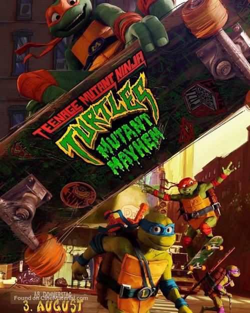 Teenage Mutant Ninja Turtles: Mutant Mayhem - German Movie Poster