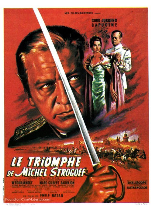 Le triomphe de Michel Strogoff - French Movie Poster