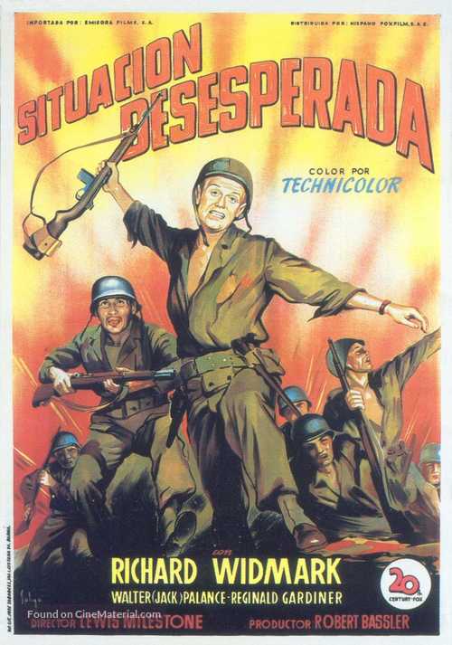 Halls of Montezuma - Spanish Movie Poster