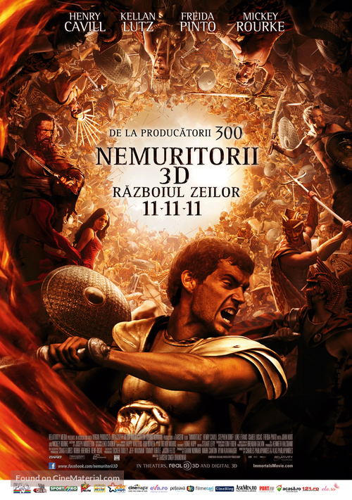 Immortals - Romanian Movie Poster