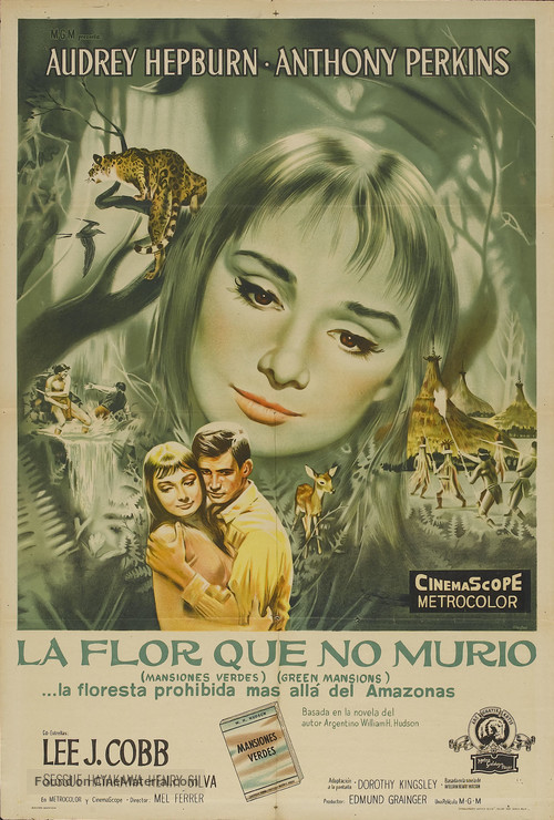 Green Mansions - Argentinian Movie Poster