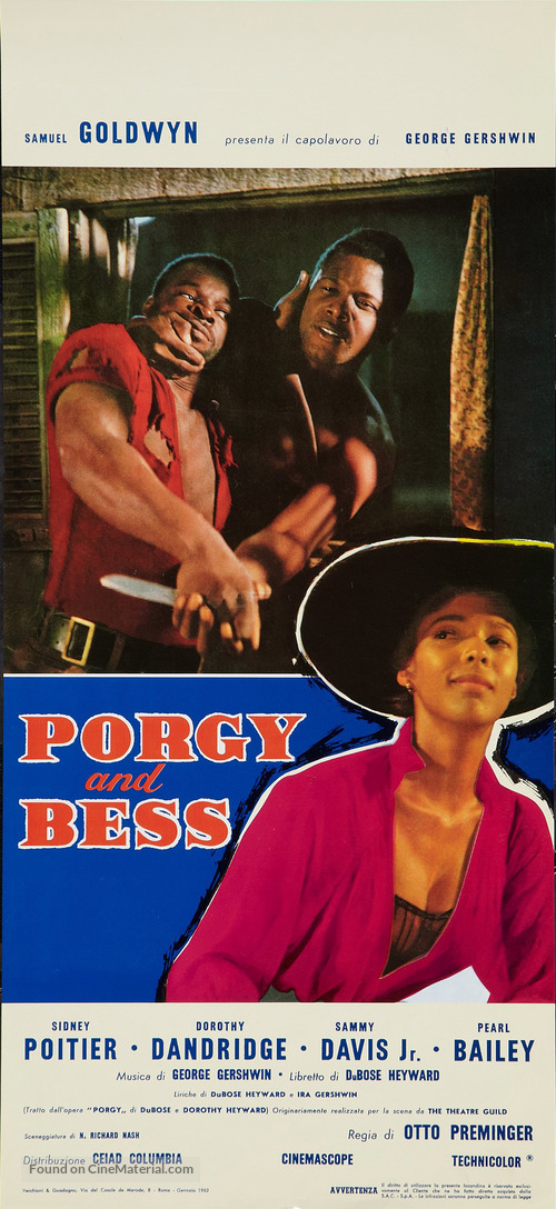 Porgy and Bess - Italian Movie Poster