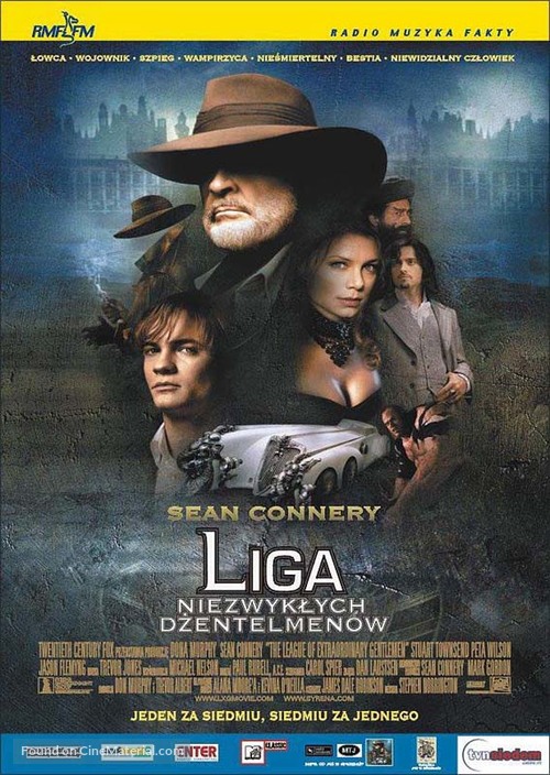 The League of Extraordinary Gentlemen - Polish Movie Cover