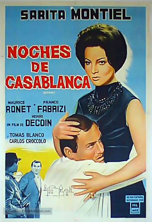 Noches de Casablanca - Argentinian Movie Poster