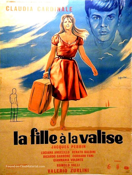 La ragazza con la valigia - French Movie Poster