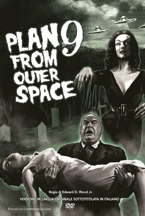 Plan 9 from Outer Space - Italian DVD movie cover