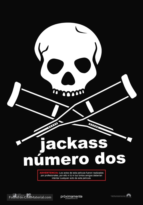 Jackass 2 - Mexican Movie Poster
