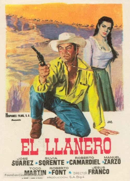 Llanero, El - Spanish Movie Poster