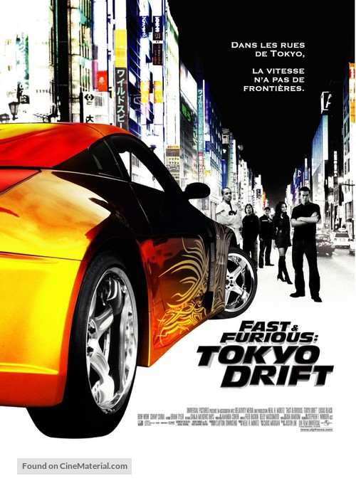 The Fast and the Furious: Tokyo Drift - French Movie Poster
