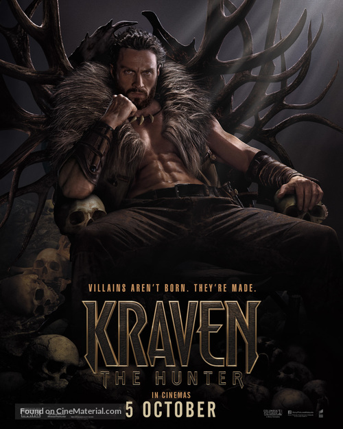 Kraven the Hunter - Malaysian Movie Poster