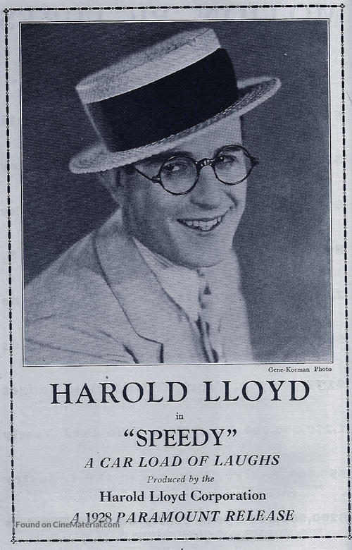 Speedy - Movie Poster
