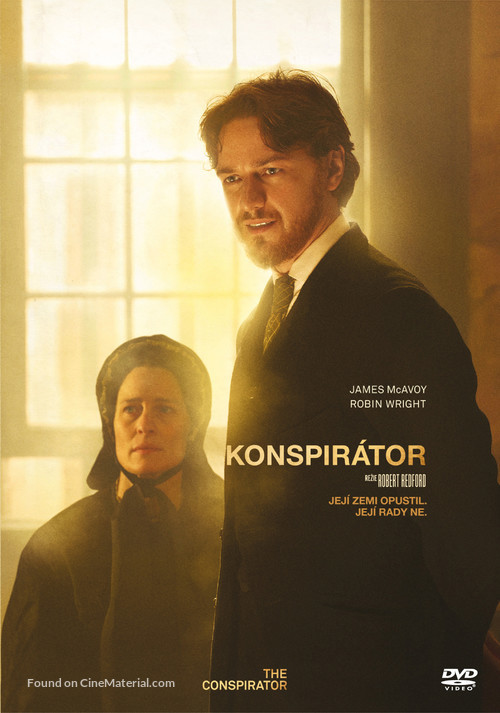 The Conspirator - Czech DVD movie cover