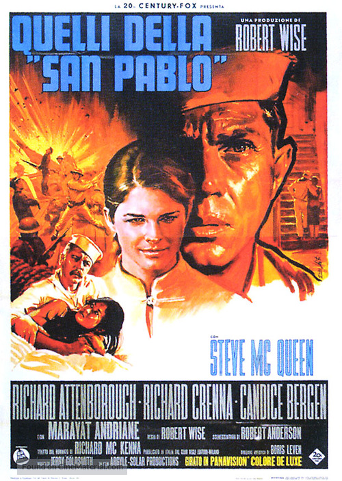 The Sand Pebbles - Italian Movie Poster