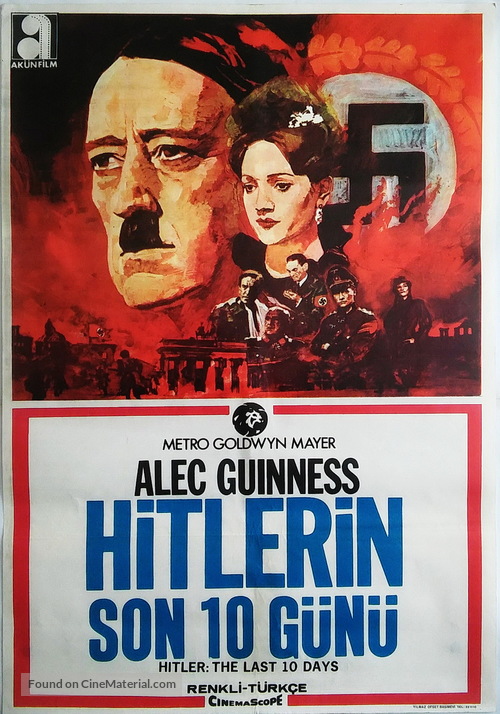 Hitler: The Last Ten Days - Turkish Movie Poster