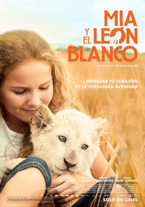 Mia et le lion blanc - Colombian Movie Poster