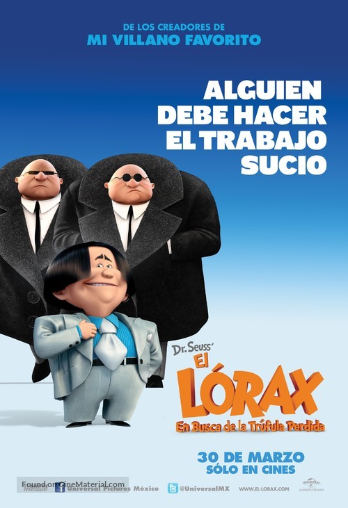 The Lorax - Mexican Movie Poster