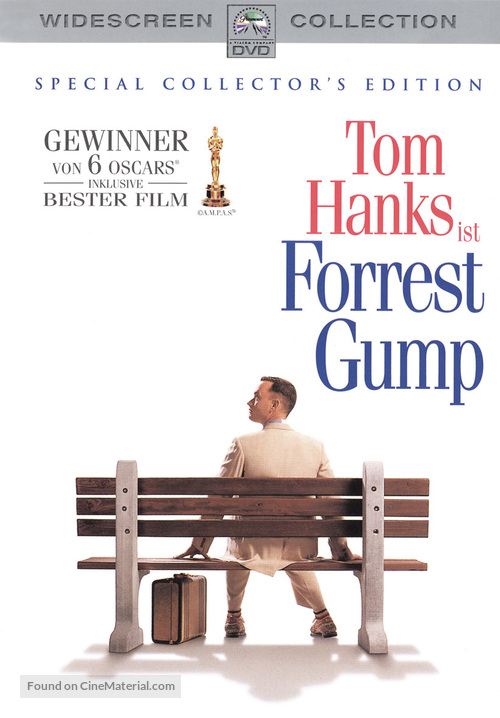 Forrest Gump - German DVD movie cover