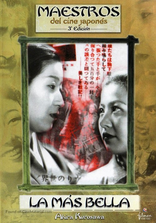 Ichiban utsukushiku - Spanish DVD movie cover