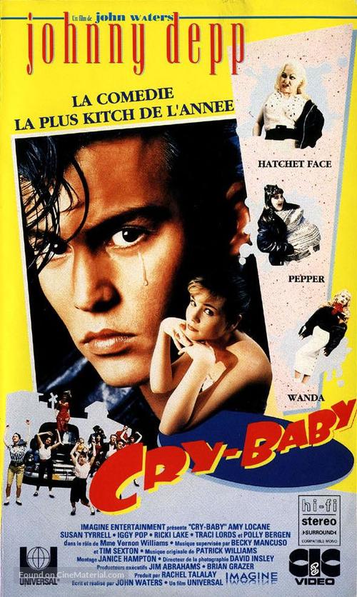 Cry-Baby - French VHS movie cover