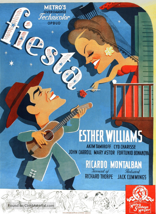 Fiesta - Danish Movie Poster