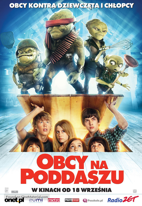 Aliens in the Attic - Polish Movie Poster
