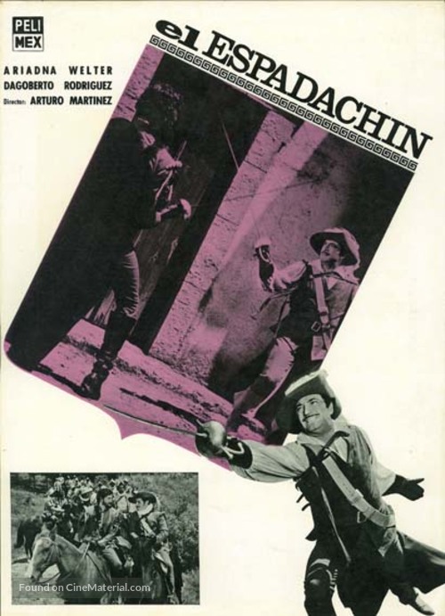 El Espadach&iacute;n - Mexican Movie Poster