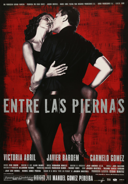 Entre las piernas - Spanish Movie Poster