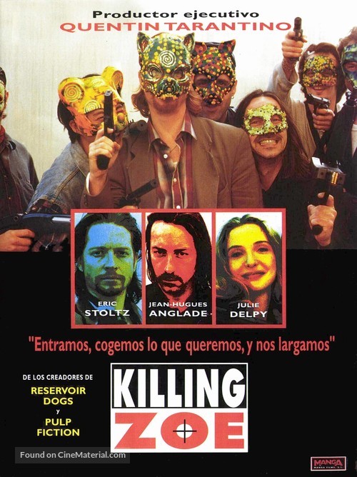 Killing Zoe - Spanish Movie Poster