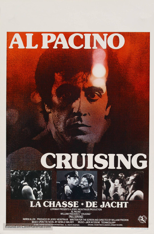 Cruising - Belgian Movie Poster