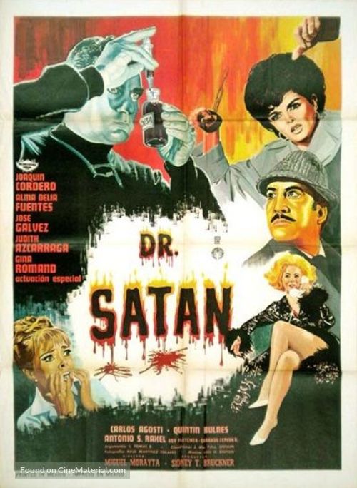 Doctor Sat&aacute;n - Mexican Movie Poster